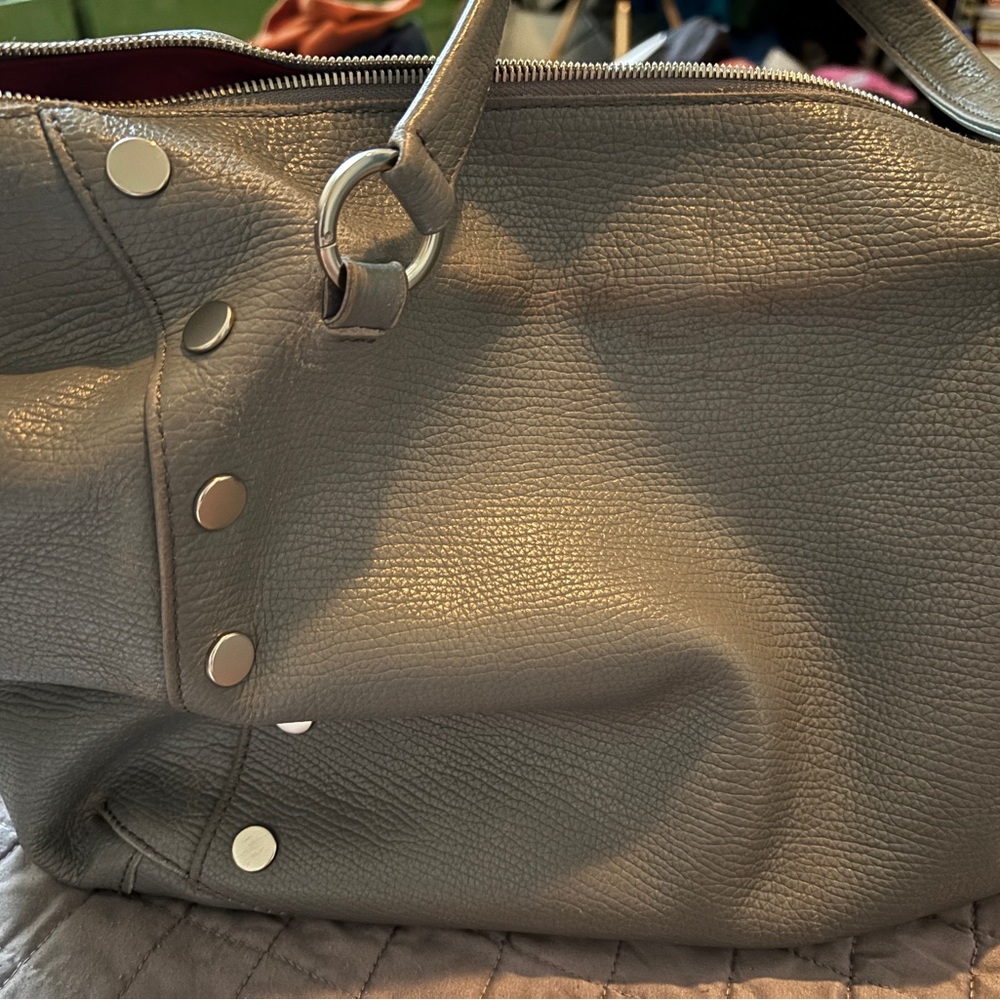 Hammitt Elegant Gray Leather classic Bag - Picture 2 of 16
